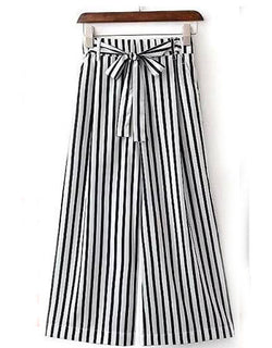 Striped Cotton Trouser