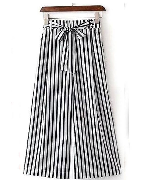 Striped Cotton Trouser