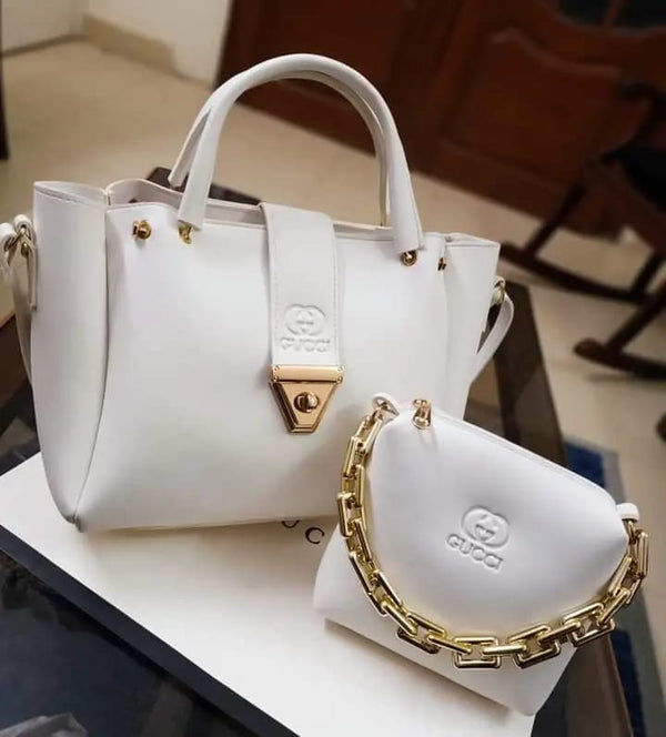 Synthetic Leather 2 Bags Set