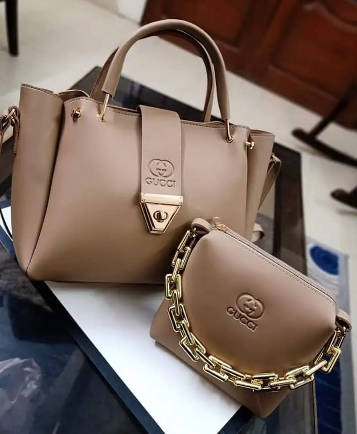 Synthetic Leather 2 Bags Set